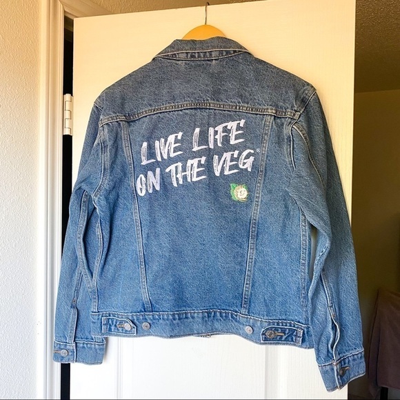 Levi’s Ex-BF Trucker Jacket Custom S - Picture 1 of 11
